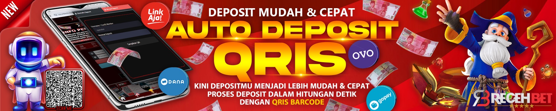 RECEHBET DEPOSIT QRIS